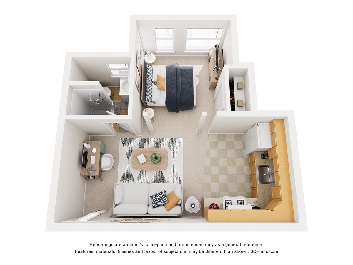 studio apartment near Cal Berkeley